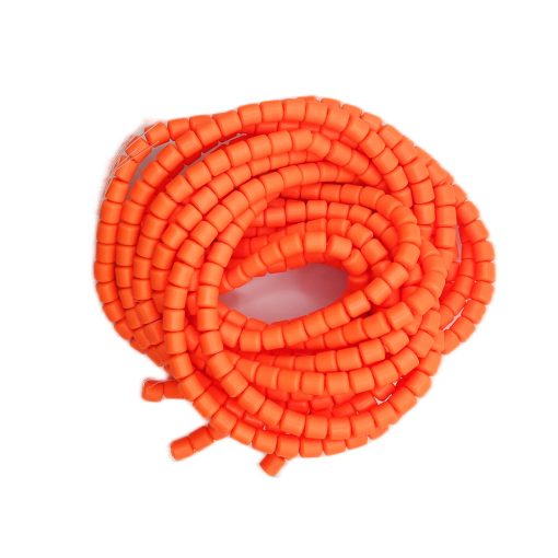 polymer-beads-6mm~62pcs-fluo-orange