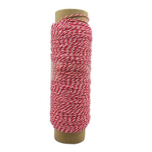 polyester-cord-0.5mm~100mtr-white-red