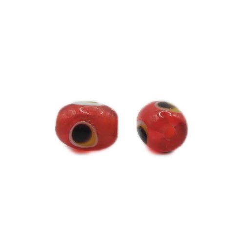 glass-beads-oval-6mm~50-pcs-red