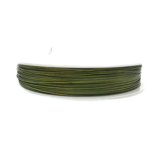 coated-wire-0,45mm~100-mtr-olive