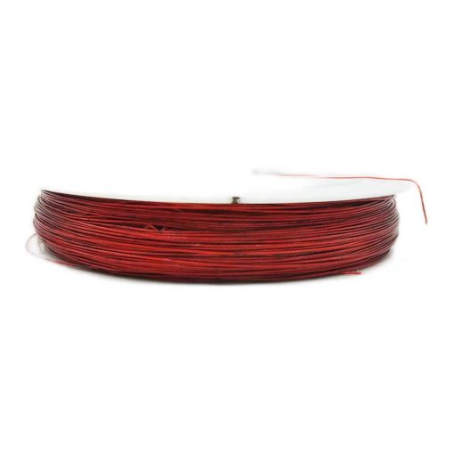 coated-wire-0,45mm~100-mtr-red