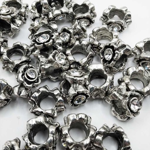 rhinestone-beads-10mm~30pcs-silver2