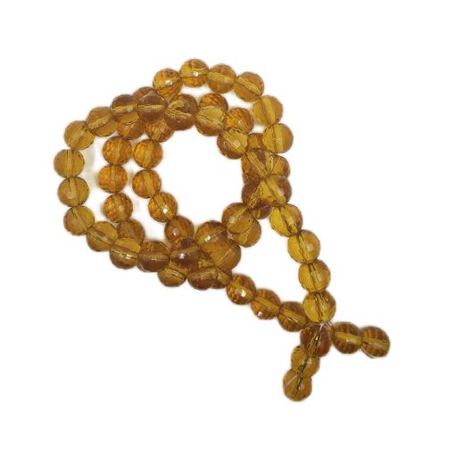 top-faceted-beads-10mm~66-pcs-dark-yellow-various