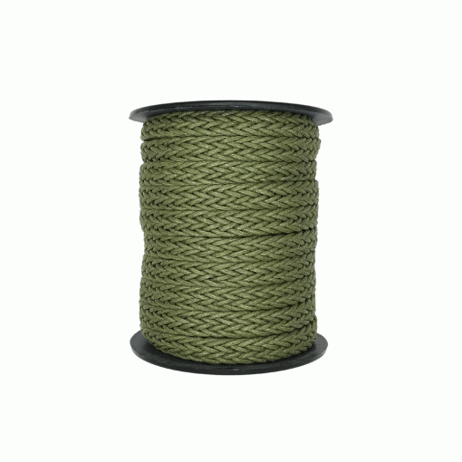 Flat-cord-braided-8mm~10mtr-olive