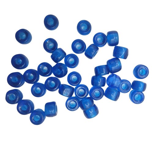 Glass-rondelle-beads-6mm~100pcs-blue
