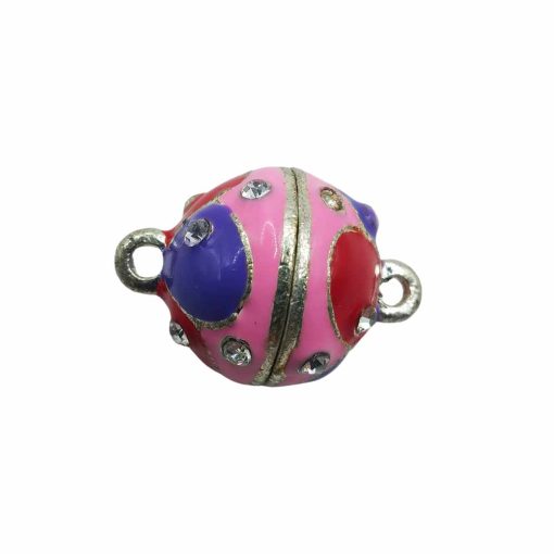 Metallic-Magnetic-Clasps-with-Strass-21mm~1-Piece-2loops-purple,pink,red2