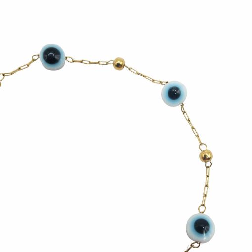 Stainless-Steel-Bracelet-with-Evil-eye-16cm~1-Piece-gold-white3