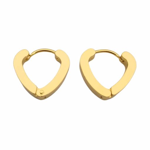Stainless-Steel-Earrings-hearts-15mm~4pcs-gold